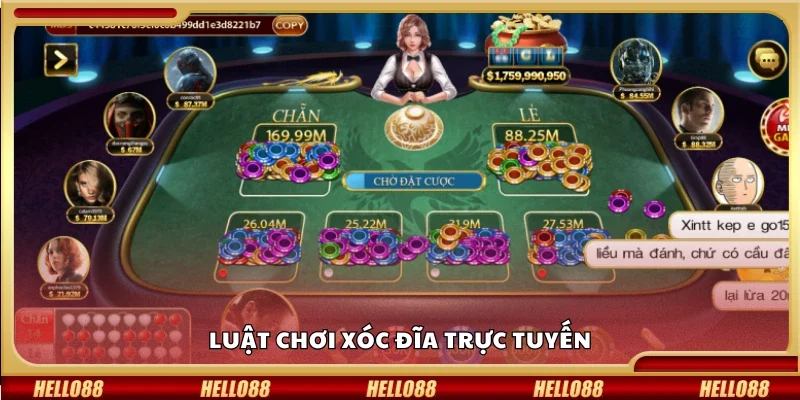 Nắm luật chơi xóc đĩa trực tuyến