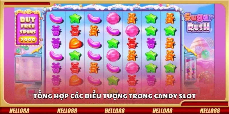 Tổng hợp các biểu tượng trong candy slot